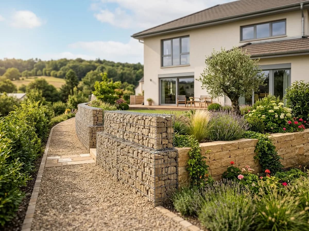 Murs de soutènement & gabions