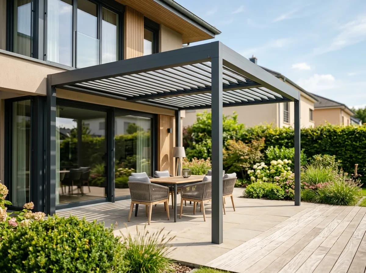 Pergola bioclimatique
